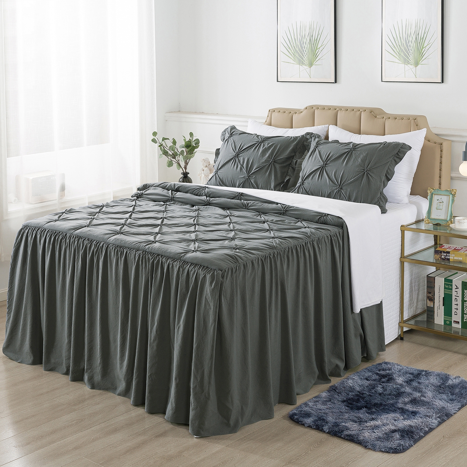 Ruffle Skirt Bedspread